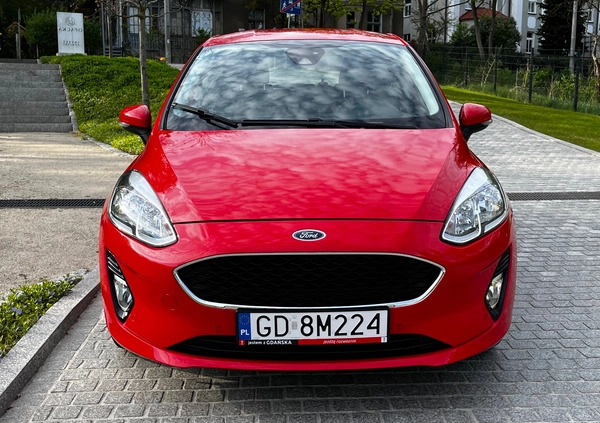 Ford Fiesta cena 39900 przebieg: 109000, rok produkcji 2018 z Gdańsk małe 667